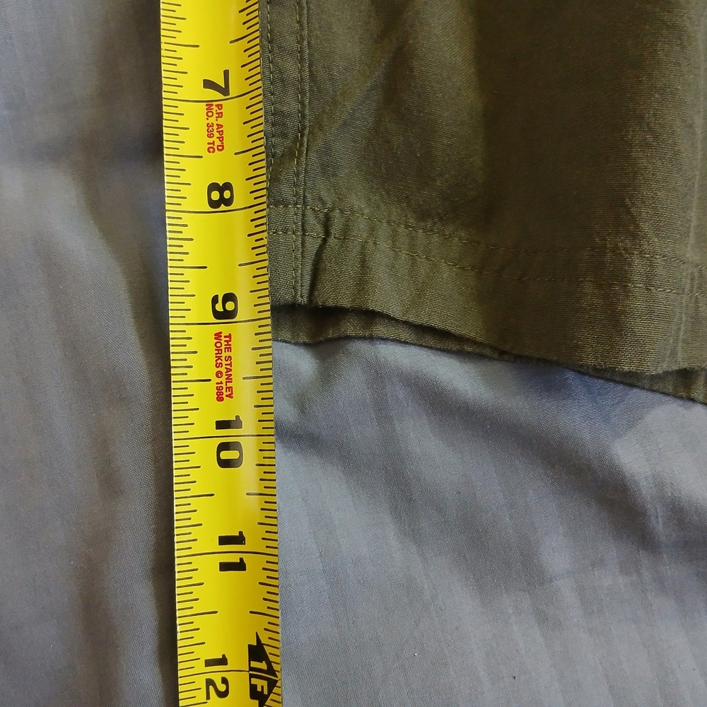 Icebreaker Olive Green Men’s Flat Front Shorts - Picture 5 of 10